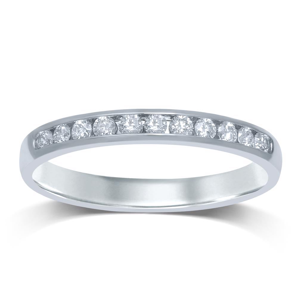14K 0.27CT Diamond Ladies Band