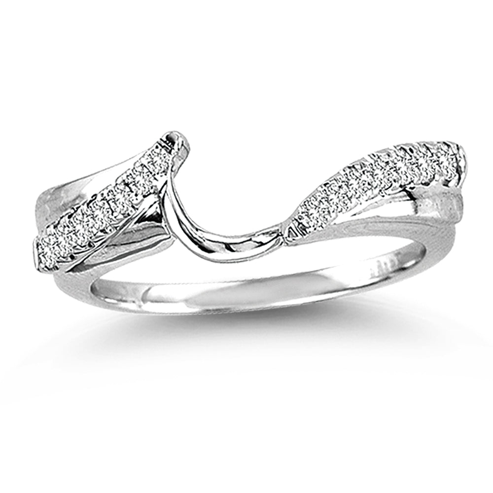 14K 0.25CT Diamond Enhancer Band