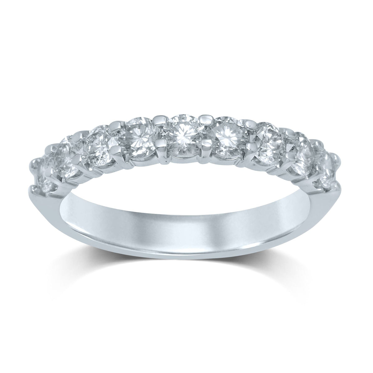 14K 0.52CT Diamond Ladies Band (9 Diamond Stones)