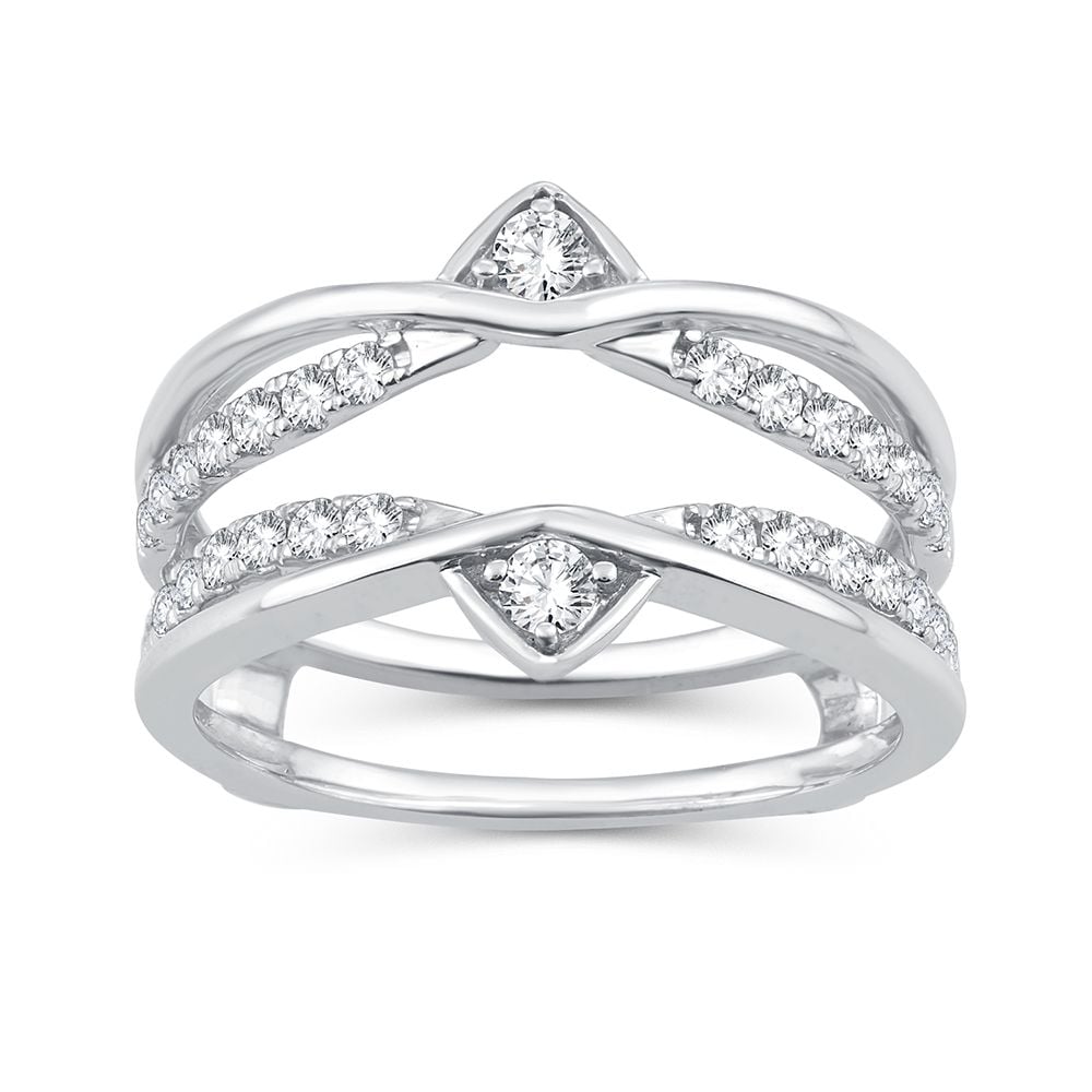 14K 0.50CT Diamond Ring Guard