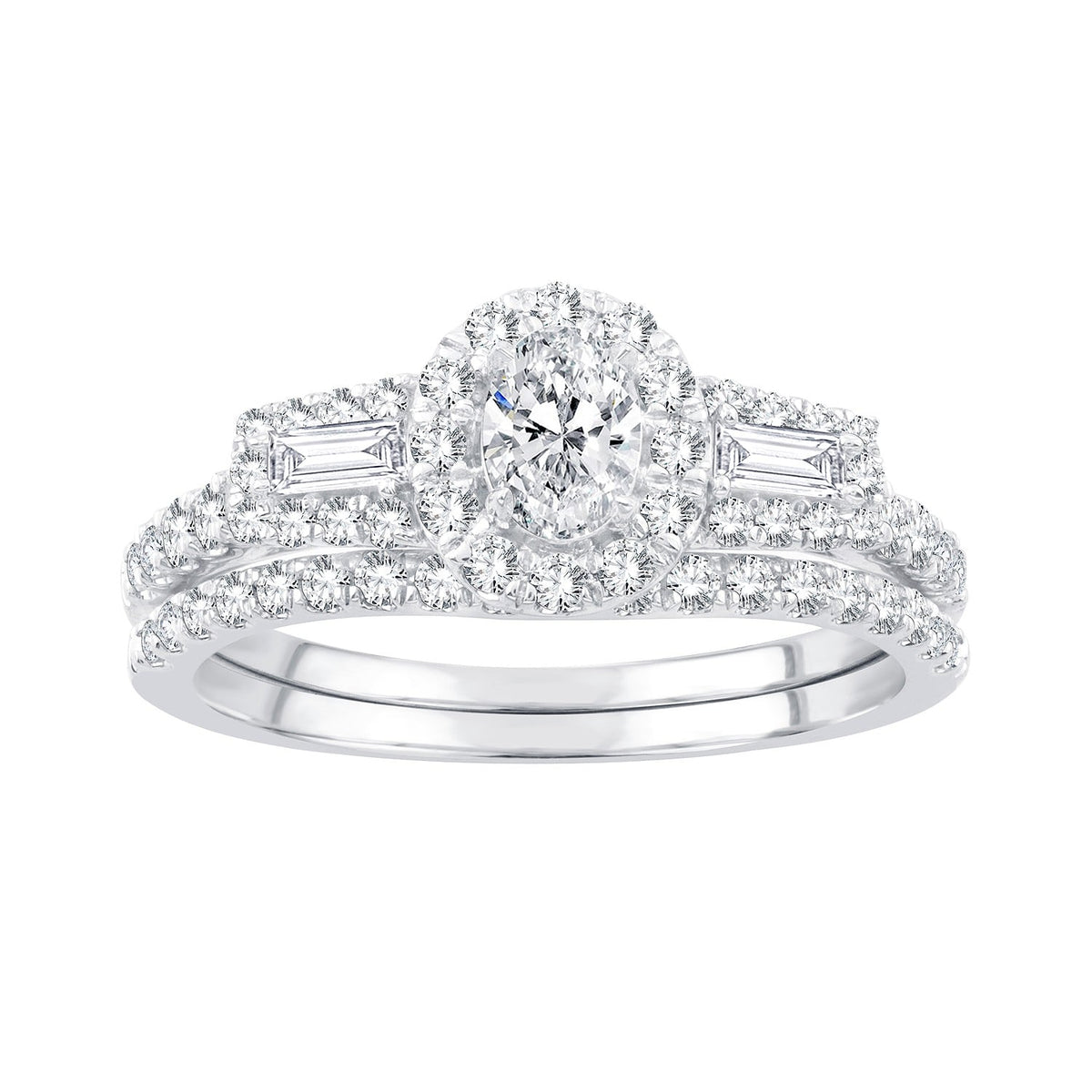 14K 1.00CT Diamond Bridal Ring