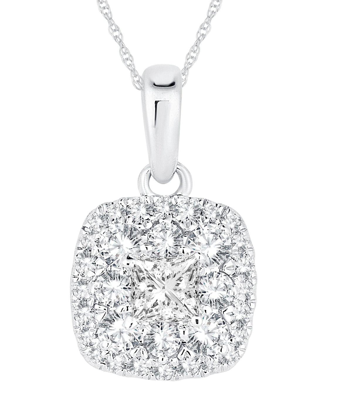 14K 0.50CT Diamond Pendants