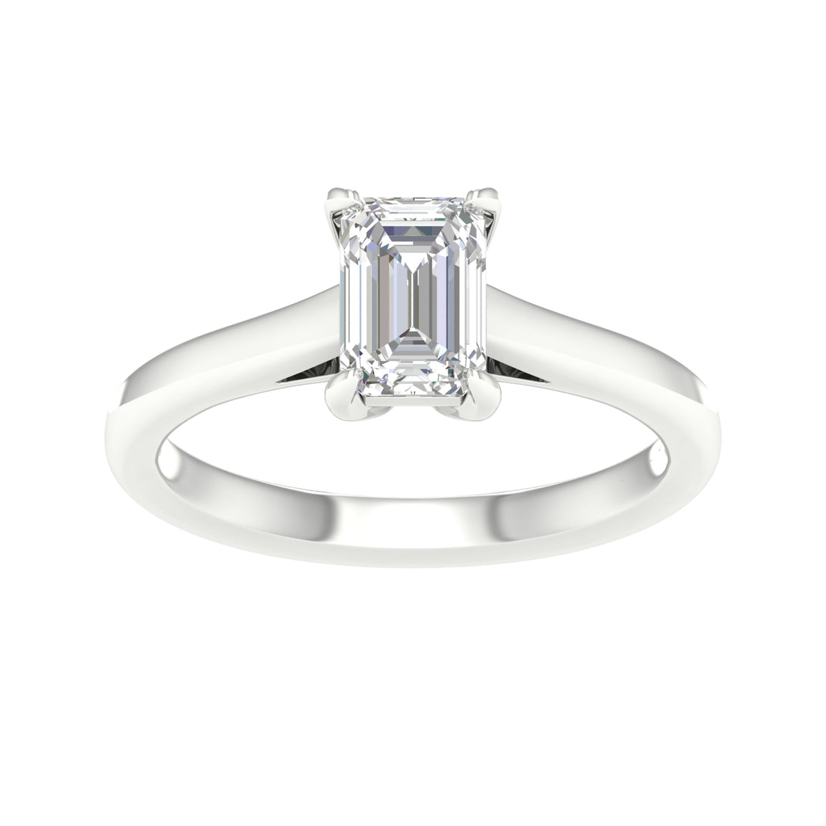 14K 1.00CT Certified Lab Grown Diamond Ring ( Igi Certified )