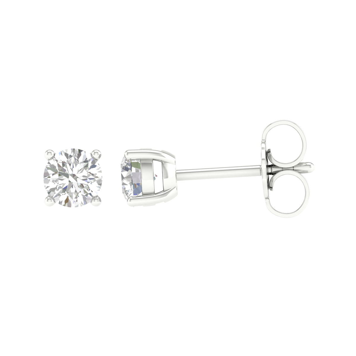 14K 0.50CT Certified Lab Grown Diamond Earring ( Igi Certified )