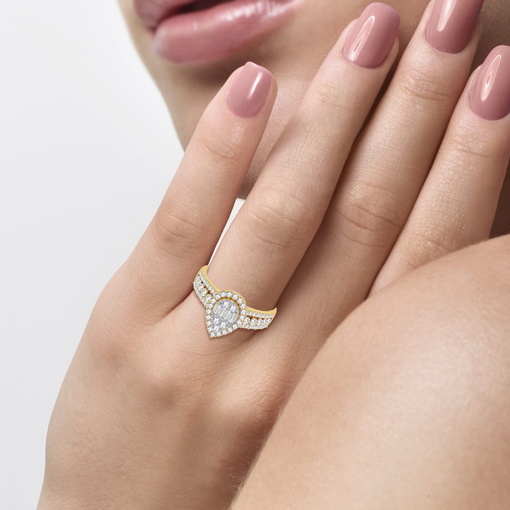 14K 0.75CT Engagement Ring