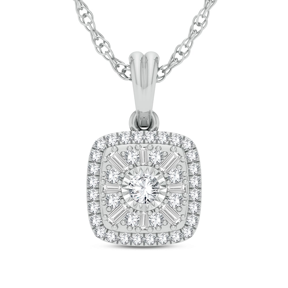 14K 0.25CT Diamond Pendant