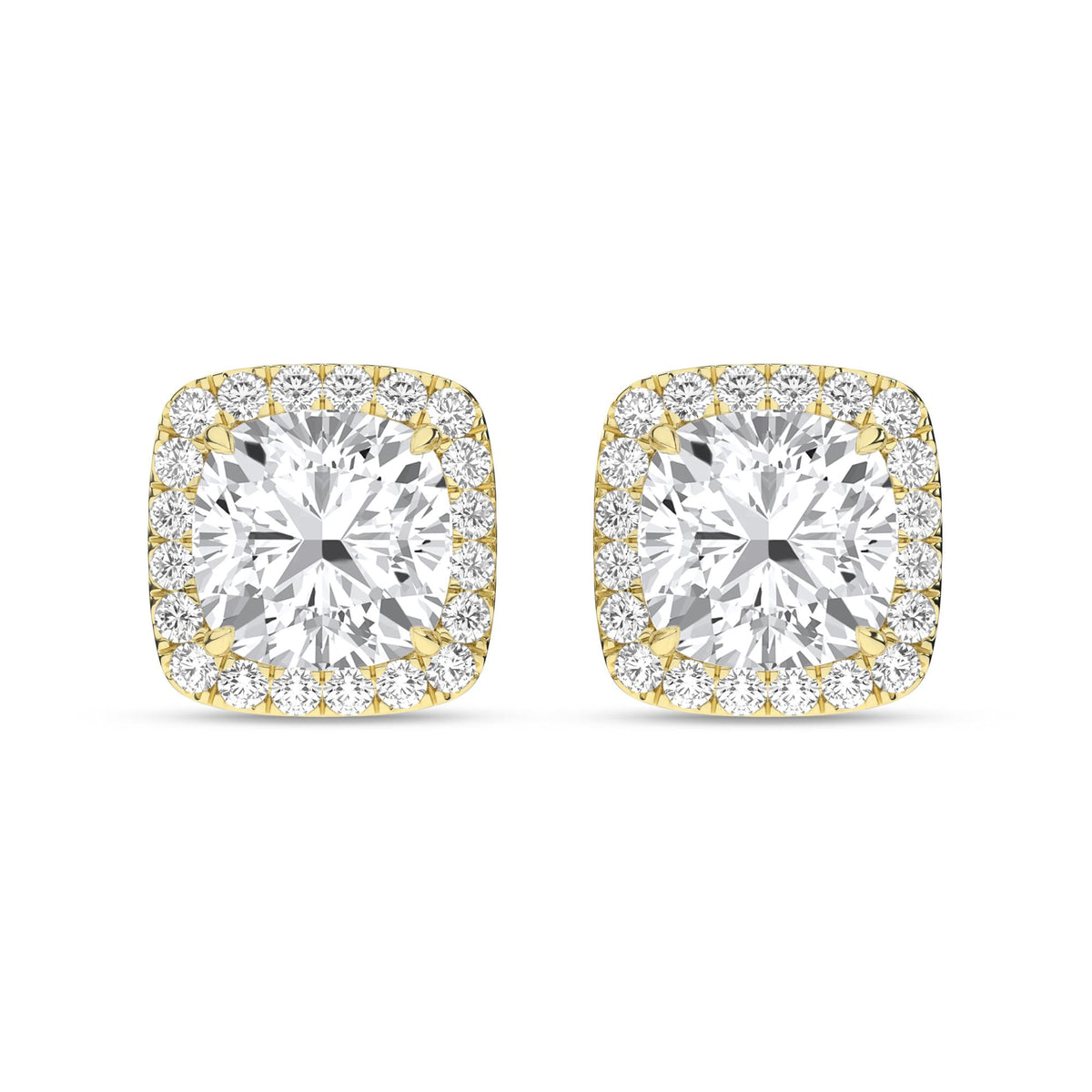 14K 2.25CT Certified Lab Grown Diamond Earrings