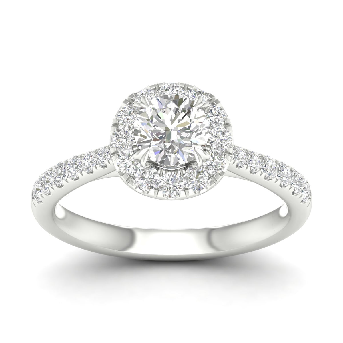 14K 1.00CT Lab Grown Diamond Engagement Ring