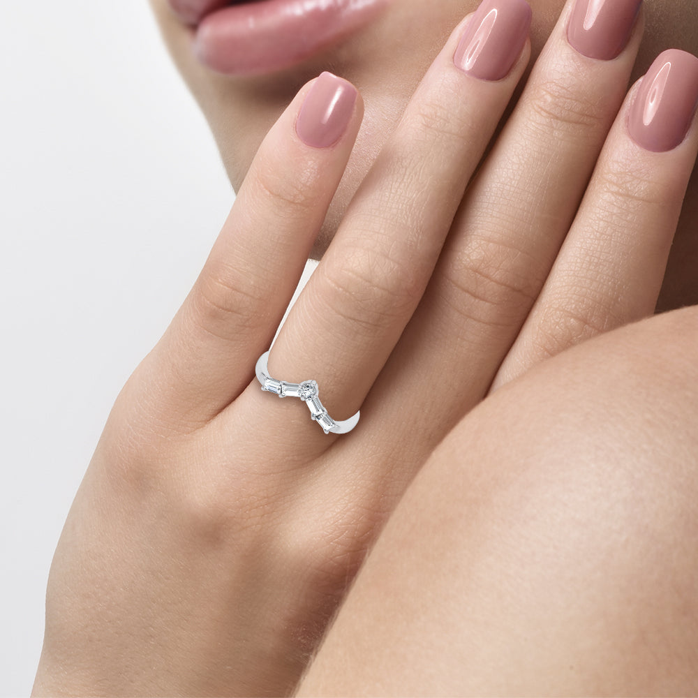 14K 0.25CT Certified Lab Grown Diamond Enhancer Band