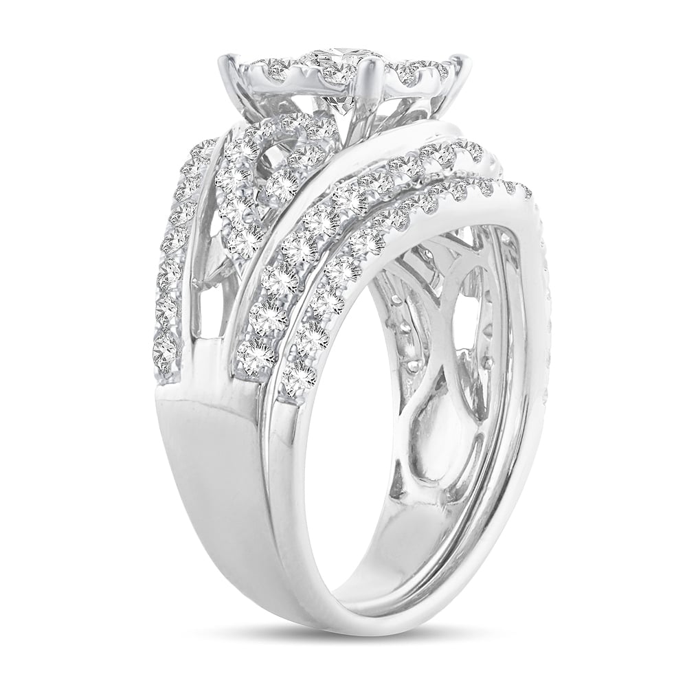 14K 1.90CT Diamond Bridal Ring