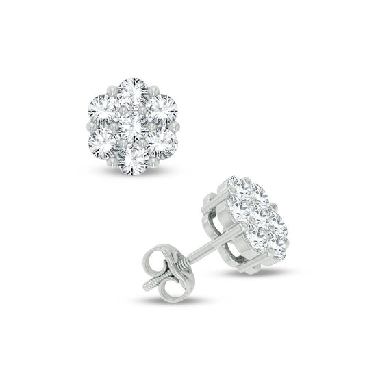 14K 1.50CT Diamond Earring