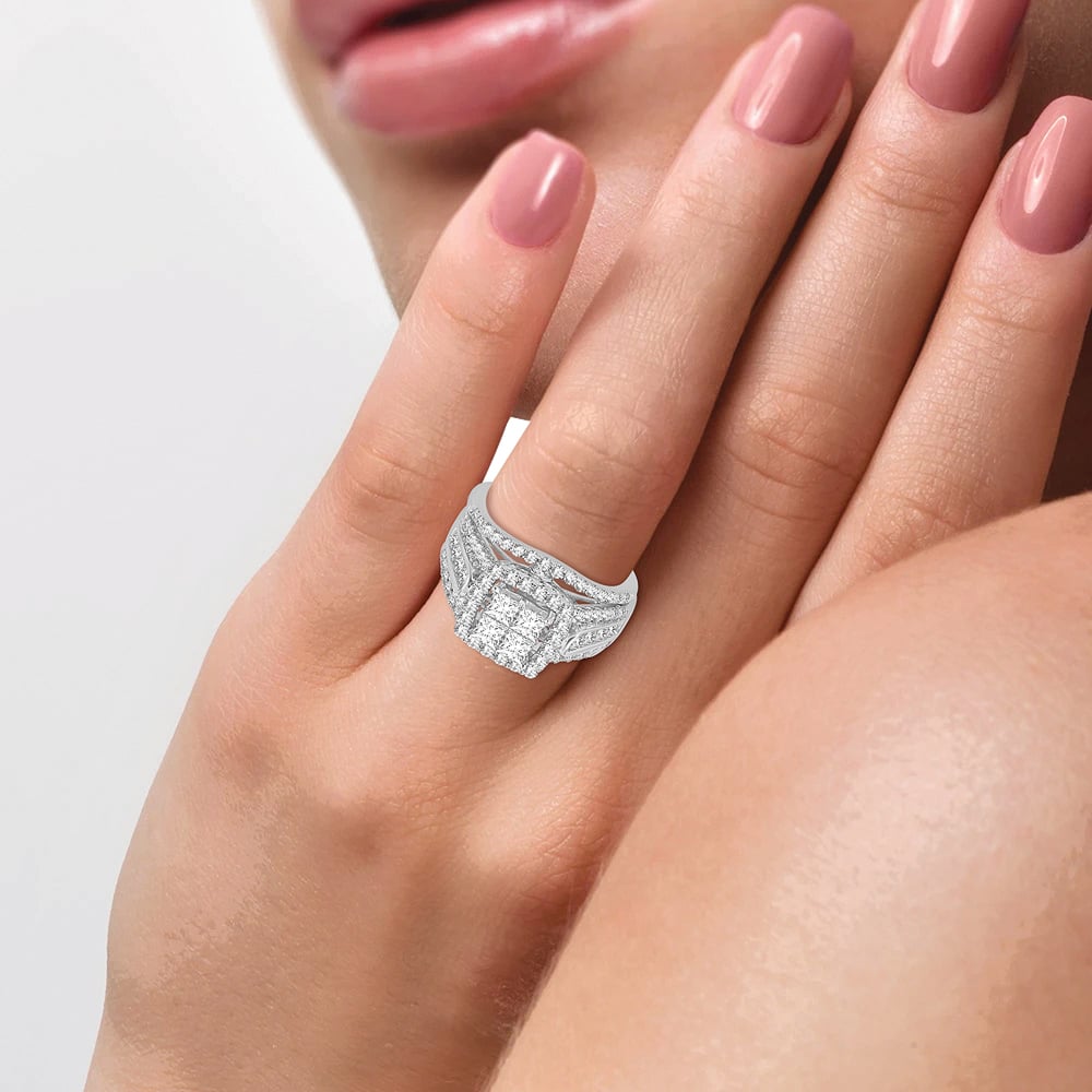 14K 2.25CT Diamond Bridal Ring