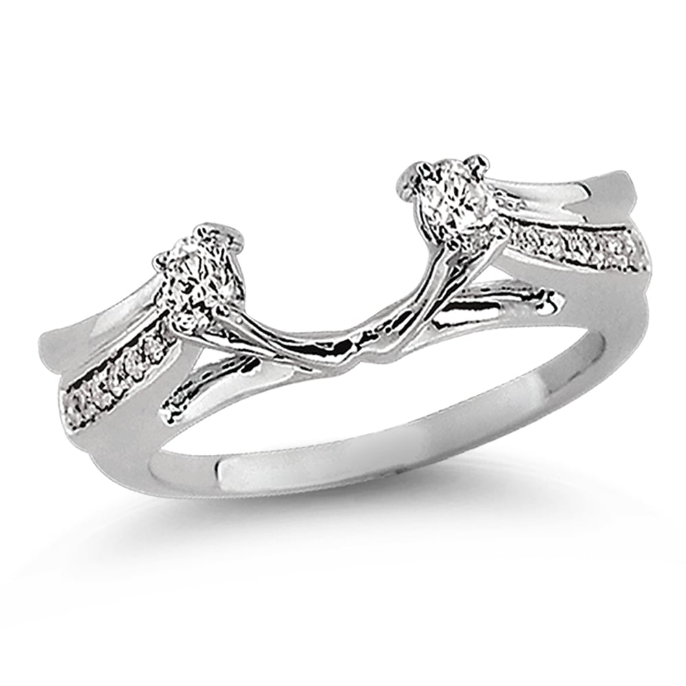 14K 0.33CT Diamond Ring Guard