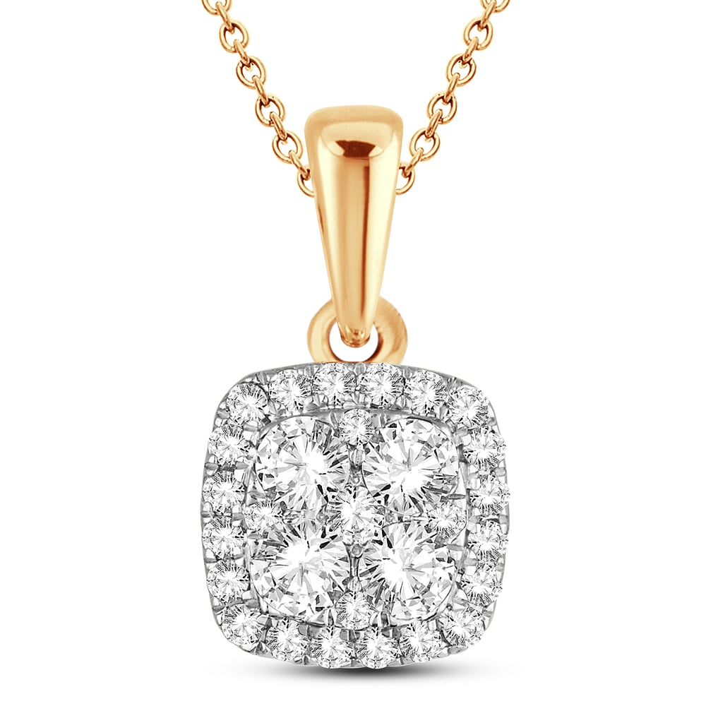 14K 0.50CT Diamond Pendant