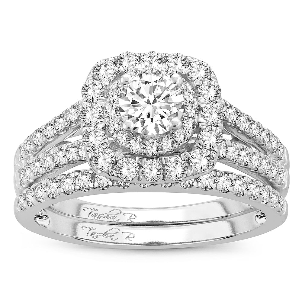 14K 1.40CT Diamond Bridal Ring