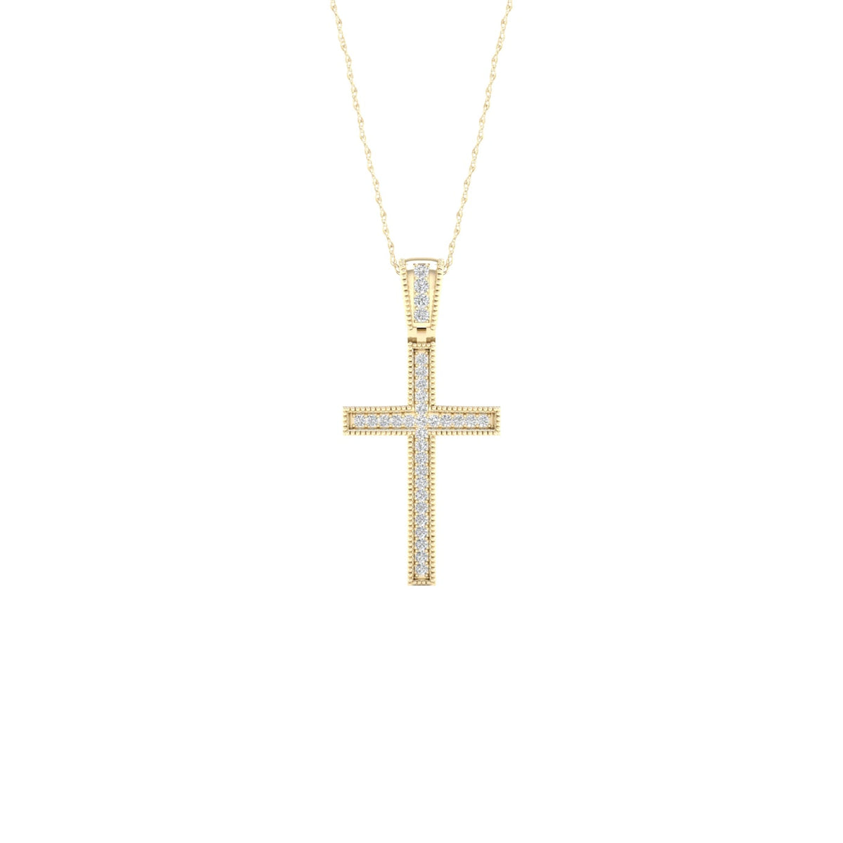 10K 0.10CT Diamond Pendant