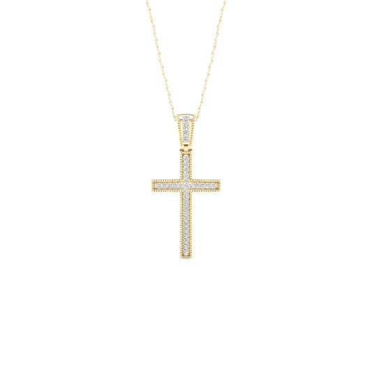 10K 0.10CT Diamond Pendant