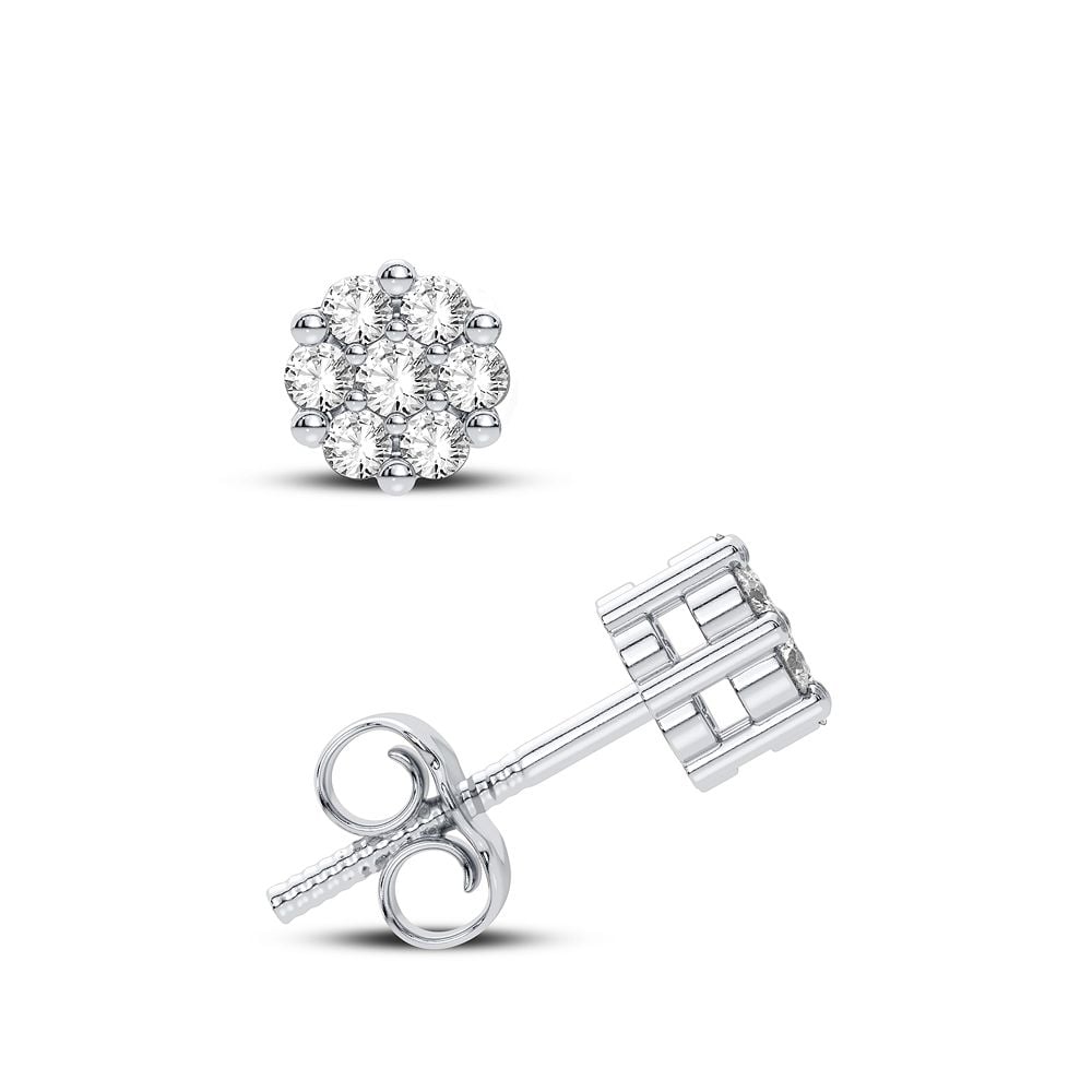14K 0.25CT Diamond Earring And Pendant Set