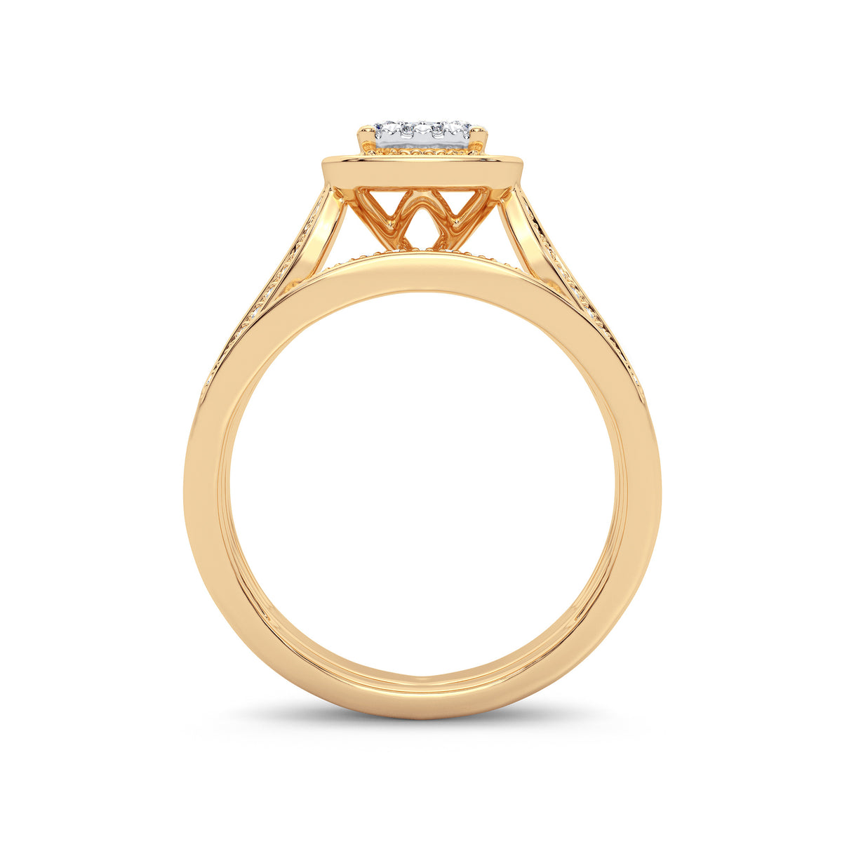 14K 0.40CT Diamond Bridal Ring