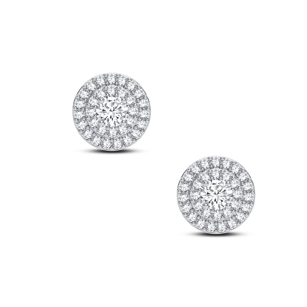 14K 0.27CT Diamond Earring