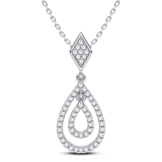 14K 0.19CT Diamond Pendant