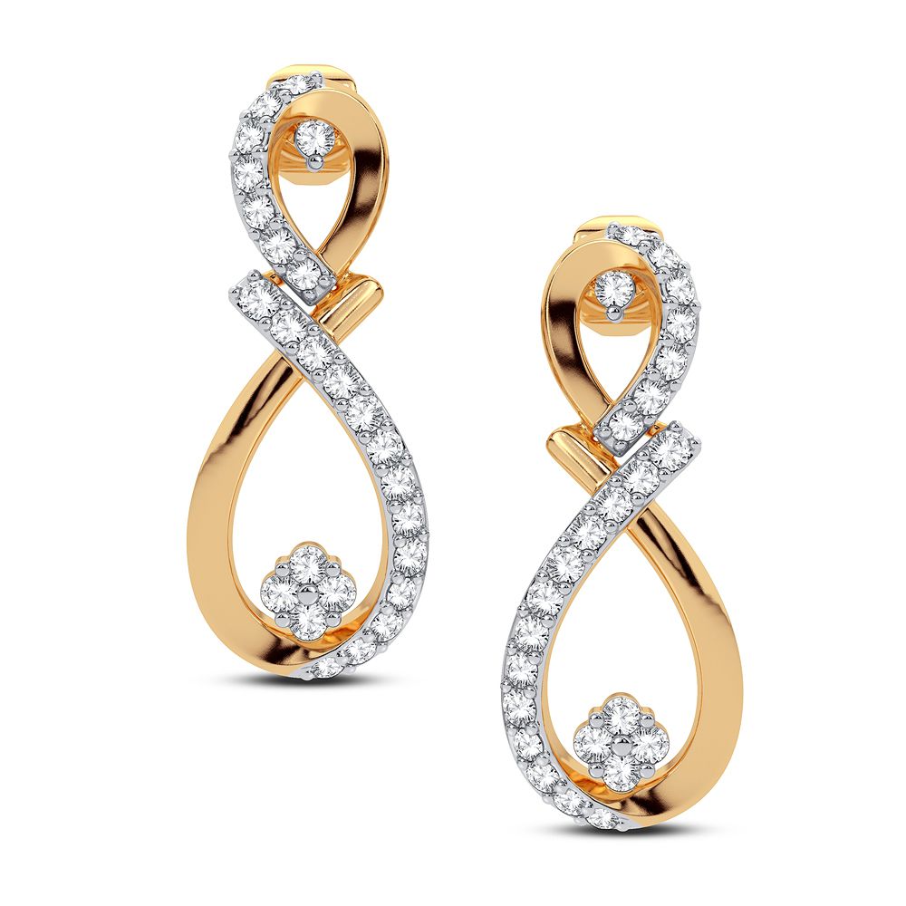 14K 0.50CT Diamond Earring