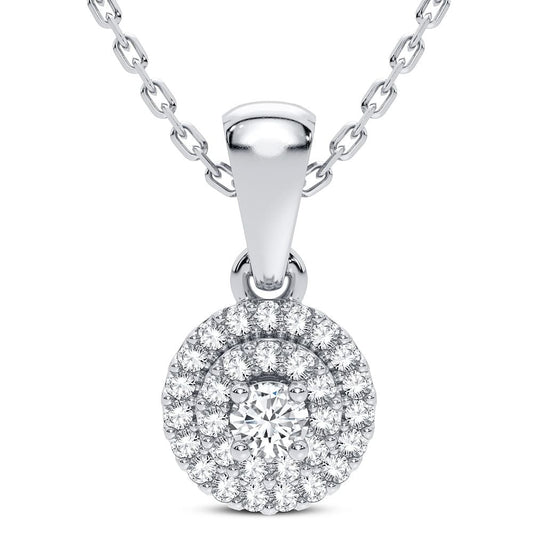 14K 0.05CT Diamond Pendant