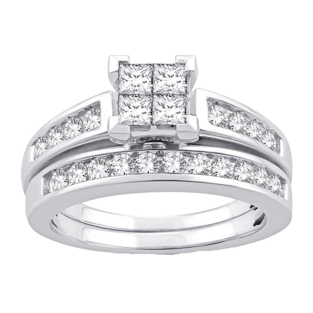 10K 0.50CT Princess Cut Diamond Ring