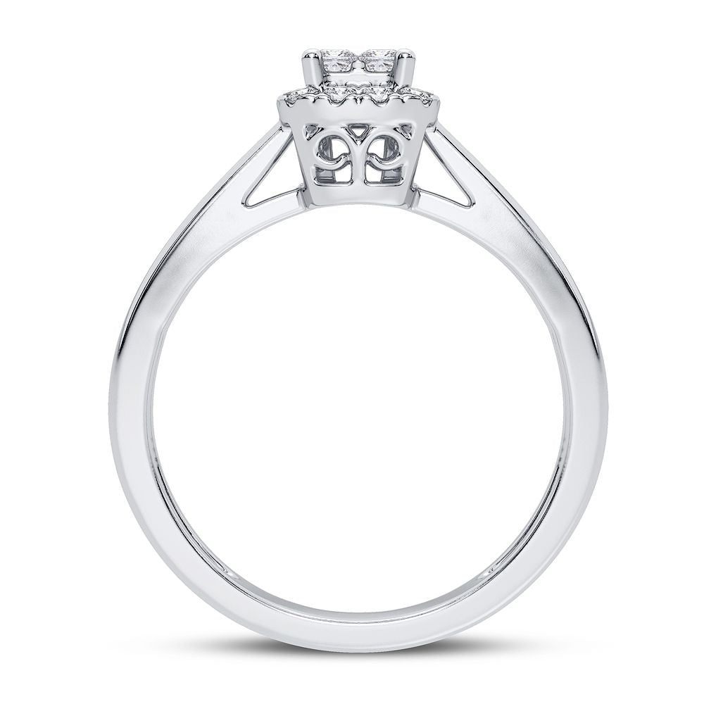 10K 0.25CT Diamond Ring