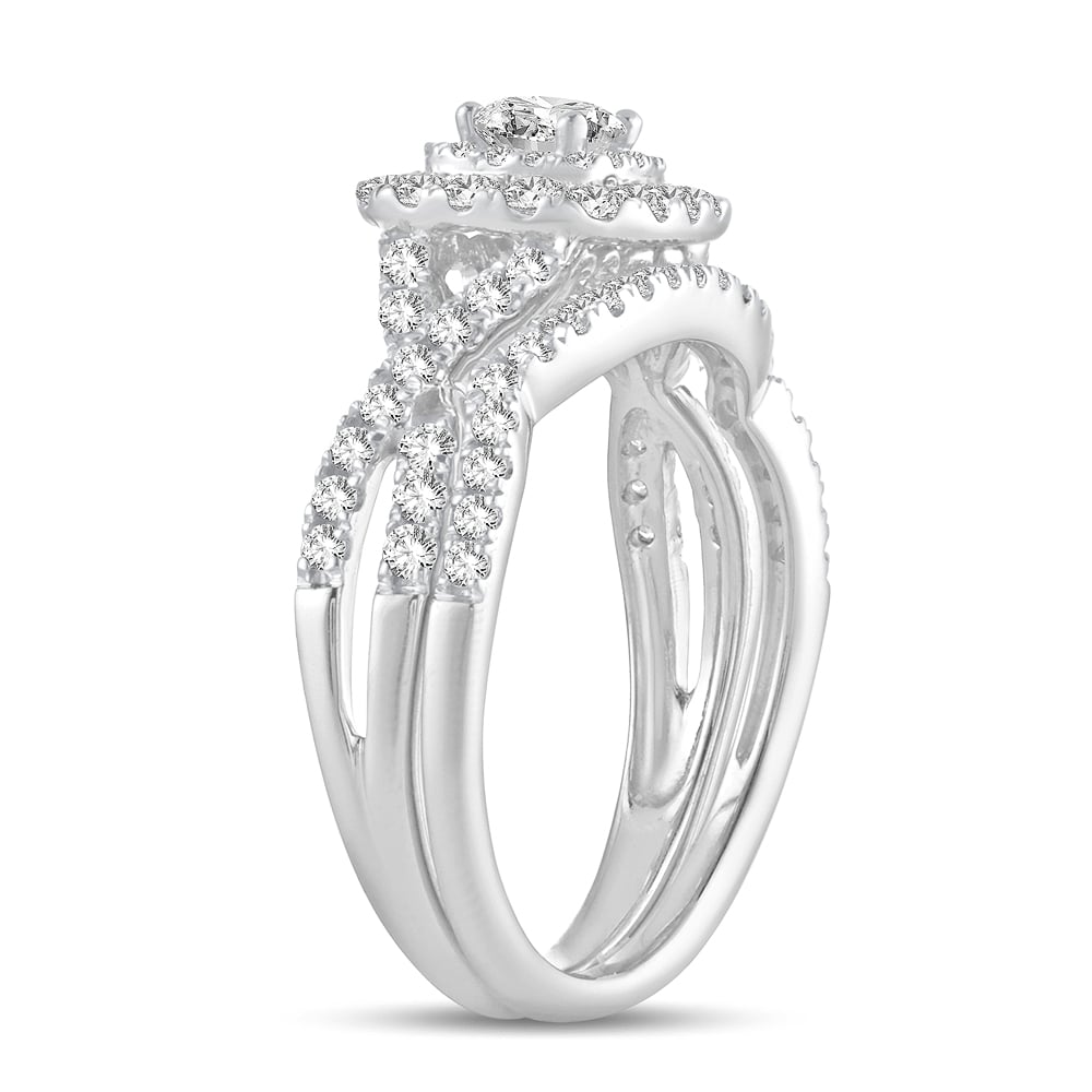 14K 1.00CT Diamond Bridal Ring