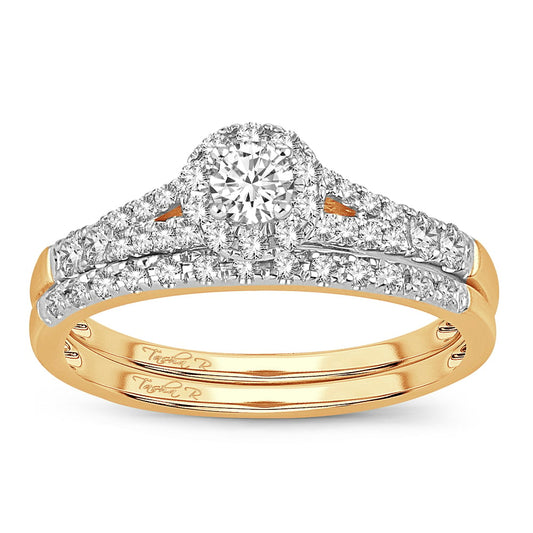 14K 0.50CT Diamond Bridal Ring
