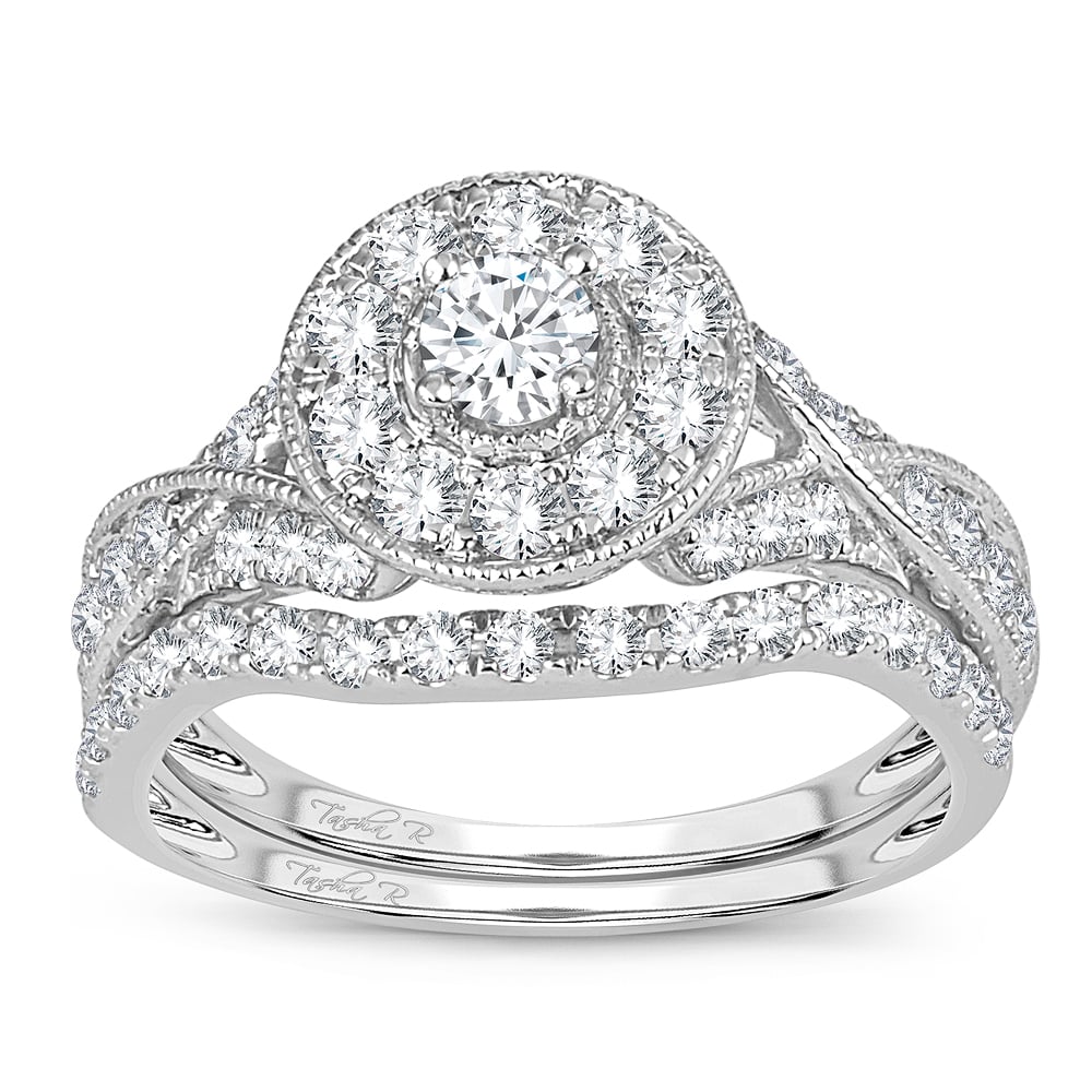 14K 1.00CT Diamond Bridal Ring