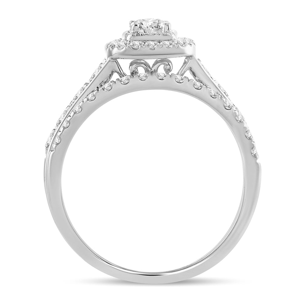 14K 1.00CT Diamond Bridal Ring