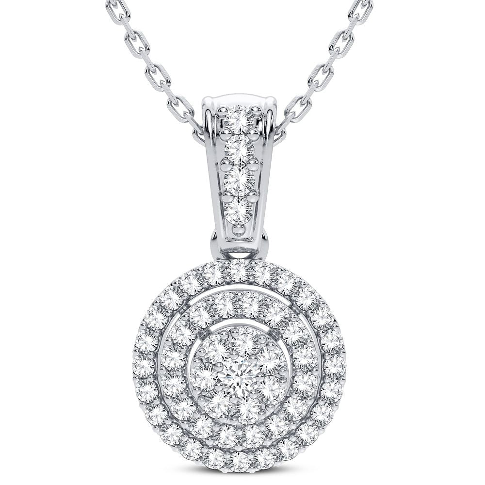 14K 0.25CT Diamond Pendant