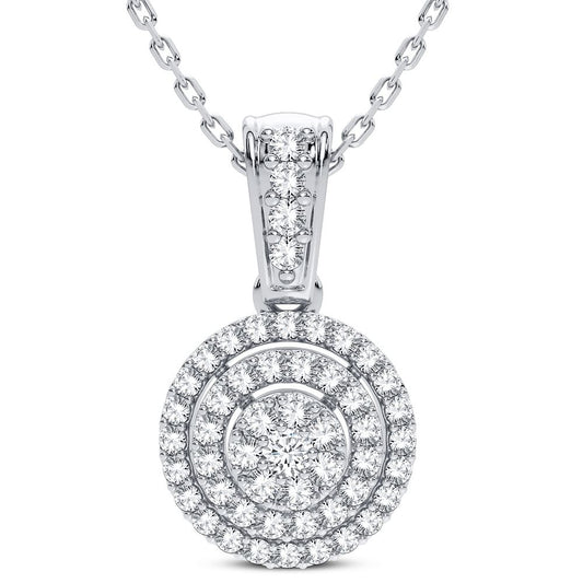 14K 0.25CT Diamond Pendant