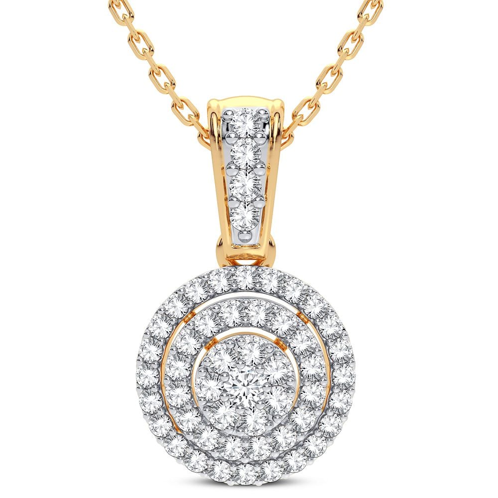 14K 0.25CT Diamond Pendant