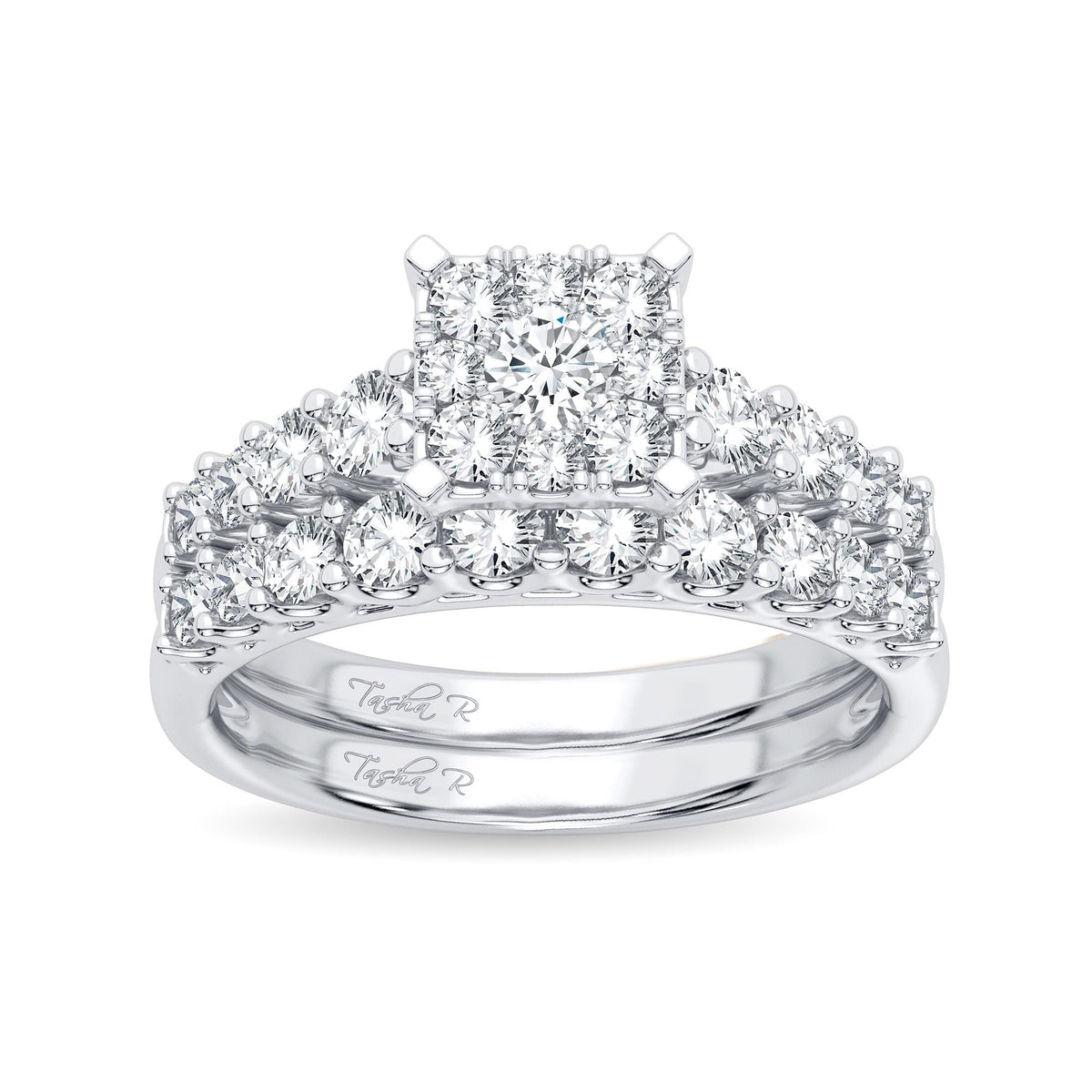 14K 1.00CT Diamond Bridal Ring