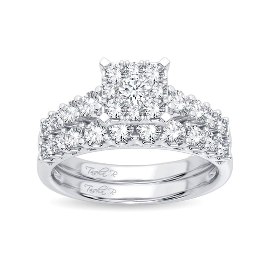 14K 1.00CT Diamond Bridal Ring