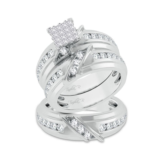 14K 2.00CT Diamond Trio Set
