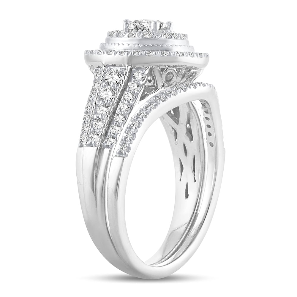 14K 1.00CT Diamond Bridal Ring