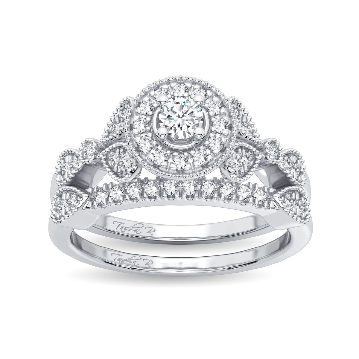 14K 0.33CT Diamond Bridal Ring