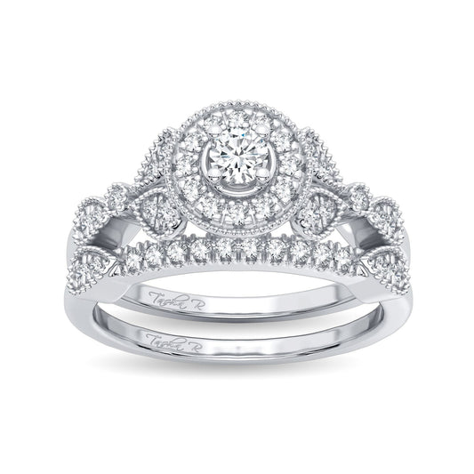 14K 0.33CT Diamond Bridal Ring