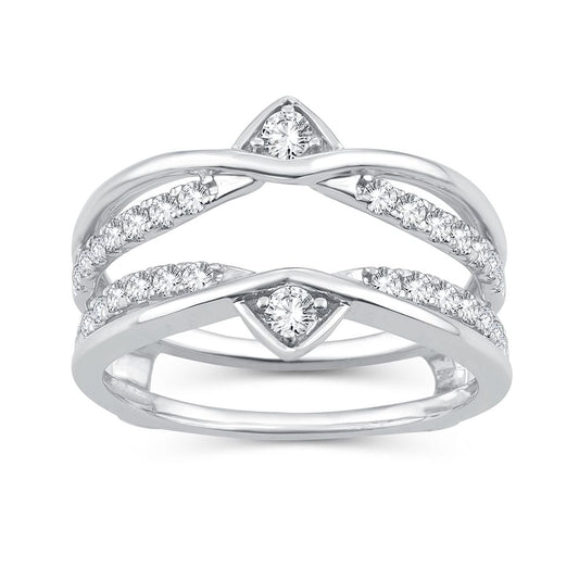 14K 0.50CT Diamond Ring Guard