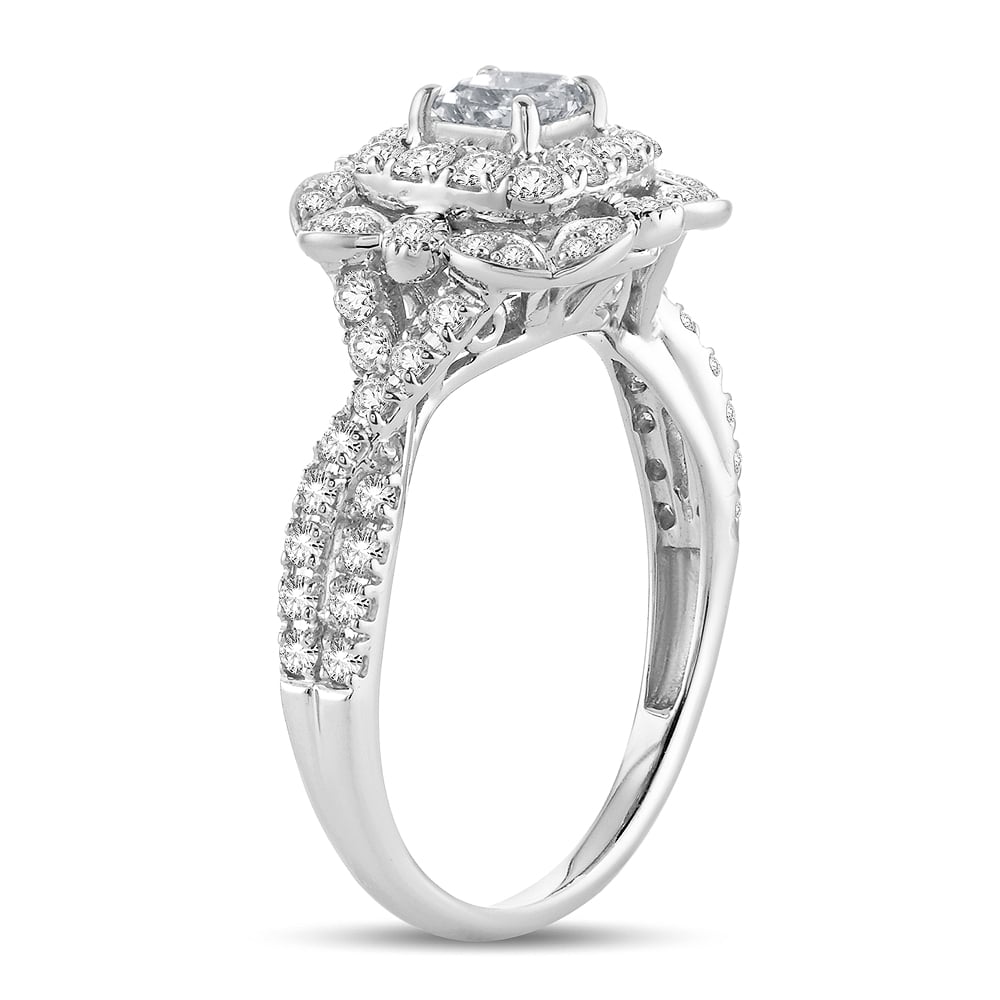 14K 1.00CT Diamond Bridal Ring