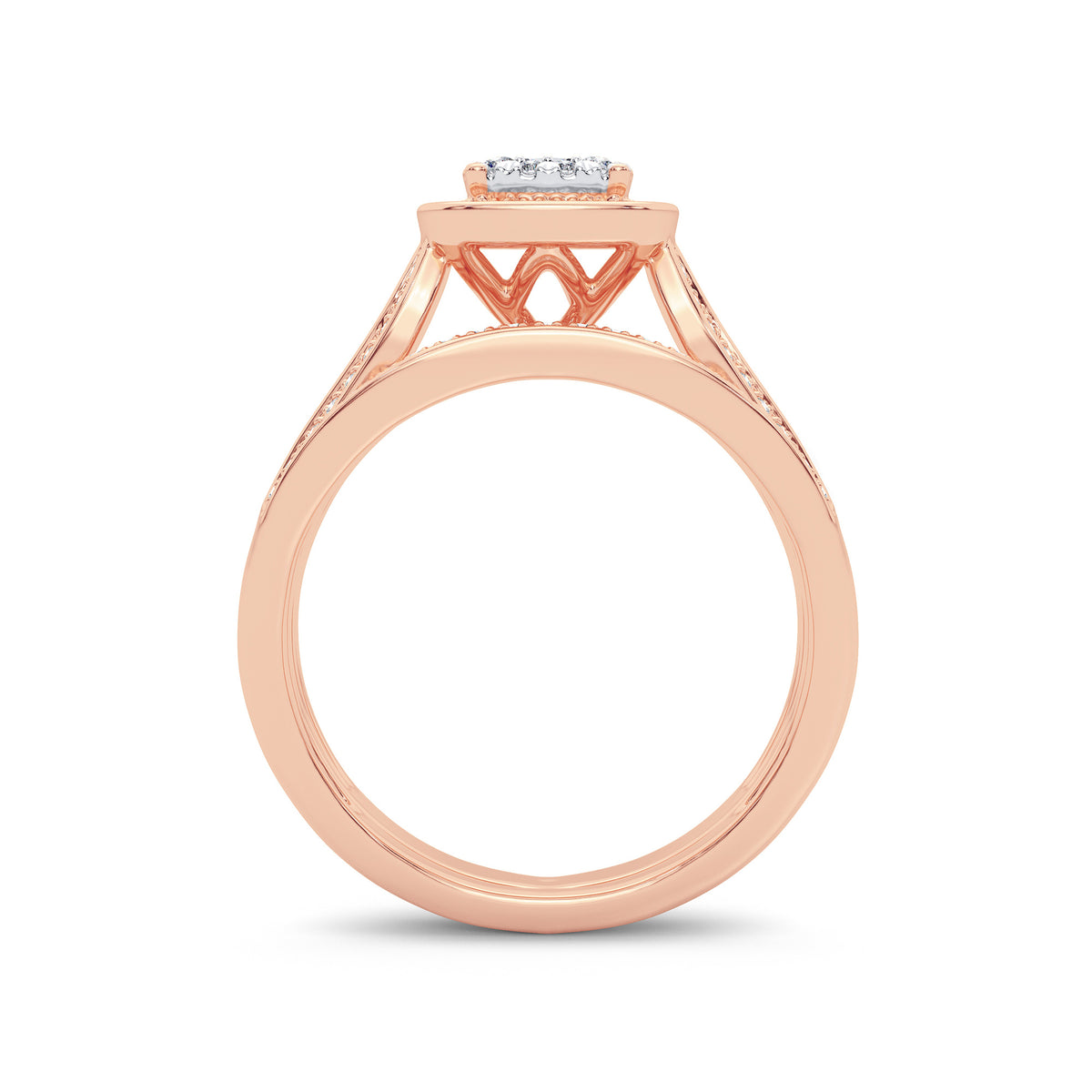 14K 0.40CT Diamond Bridal Ring