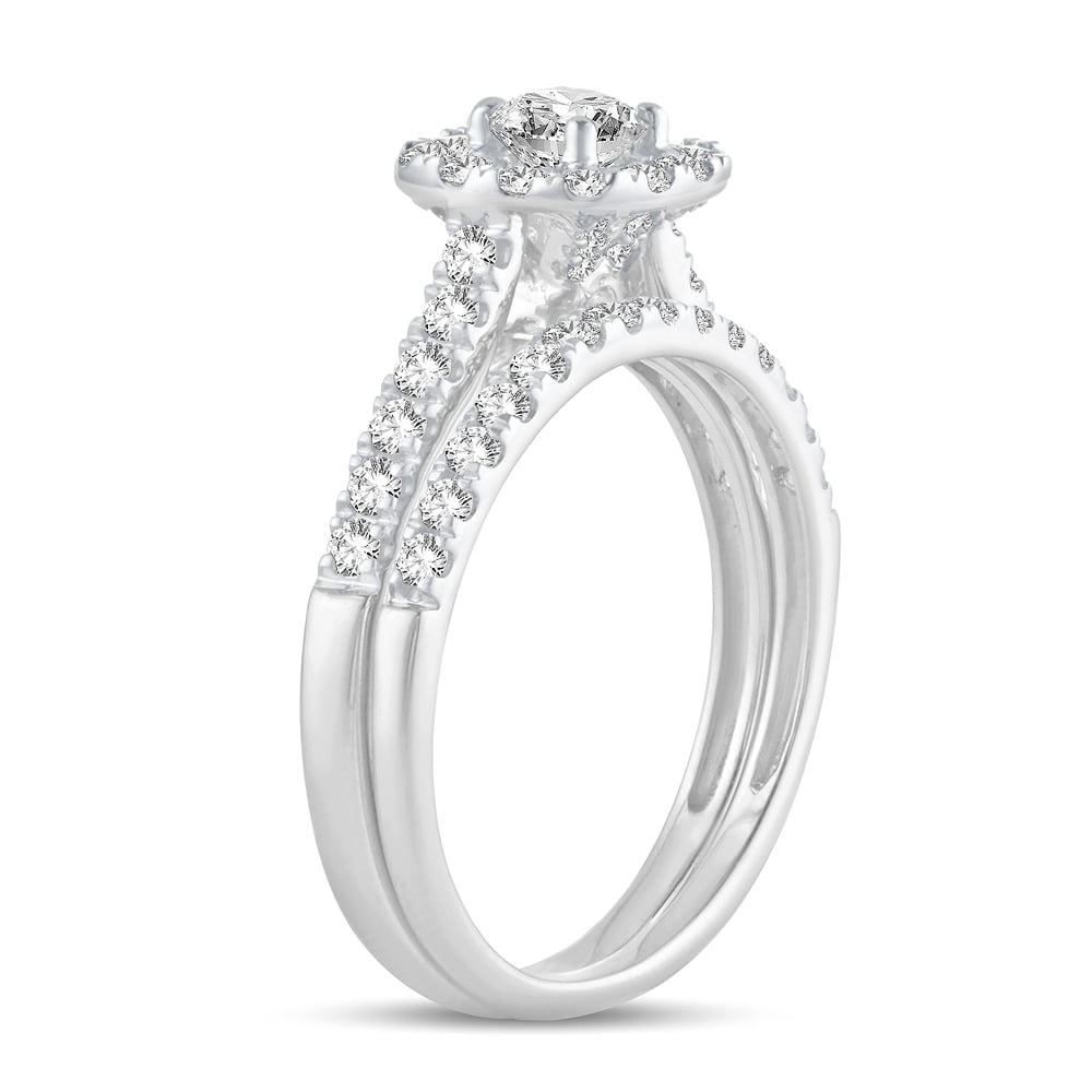 10K 1.00CT Diamond Bridal Ring