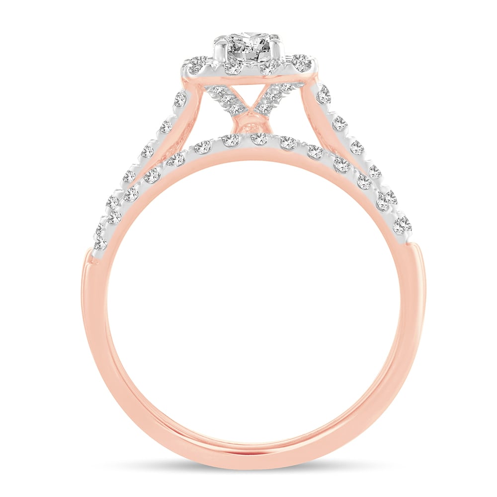 10K 1.00CT Diamond Bridal Ring