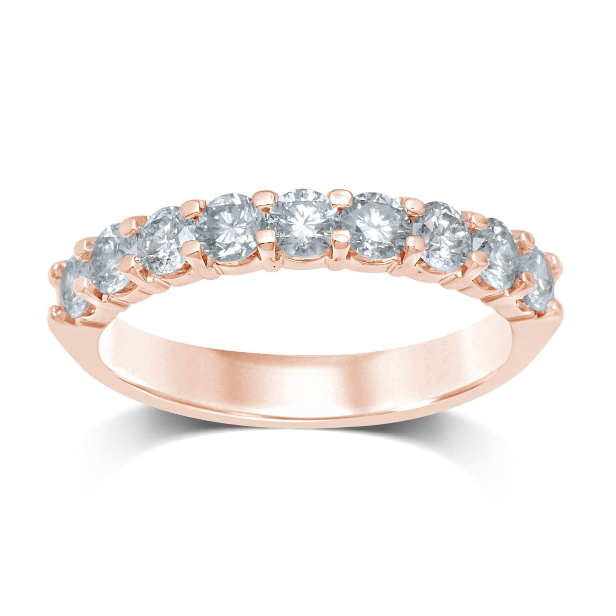 14K 0.78CT Diamond Band (9 Diamond Stones)