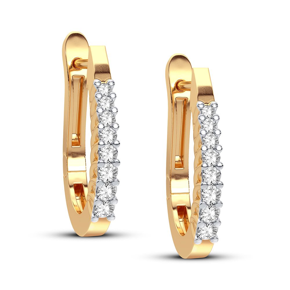 10K 0.25CT Diamond Earring