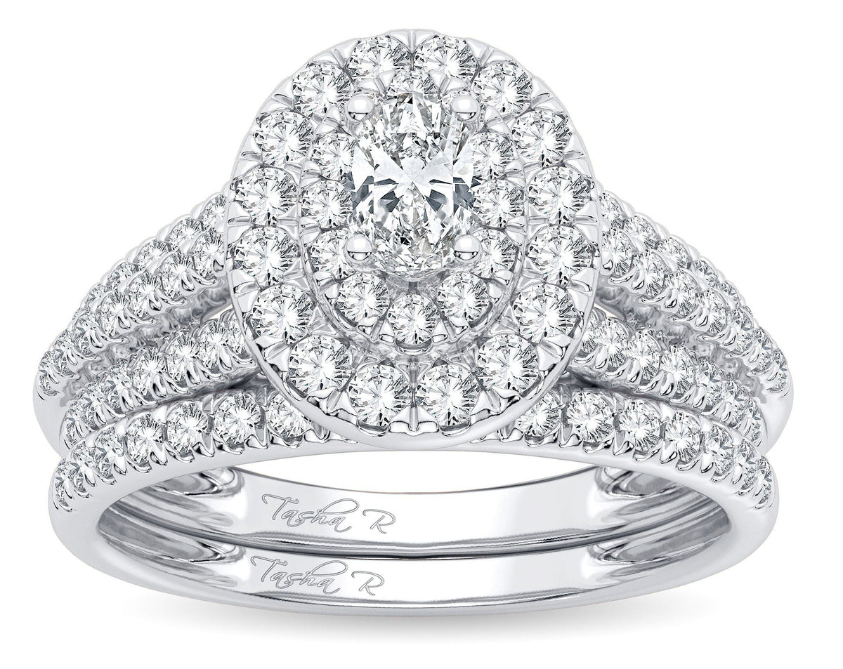14K 1.00CT Diamond Bridal Ring